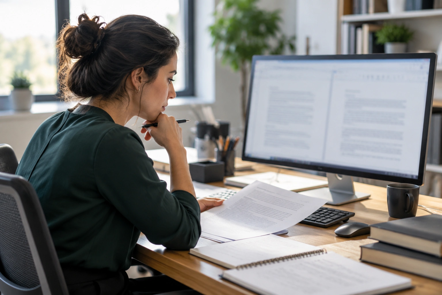 Human post-editing of machine translation
